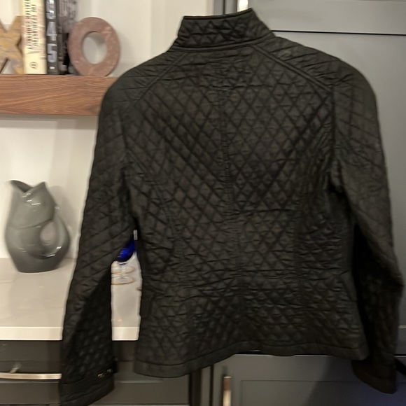 Black quilt jacket. Small - Picture 2 of 2